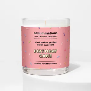 Birthday Cake Funny Candle - Vanilla Buttercream Scent