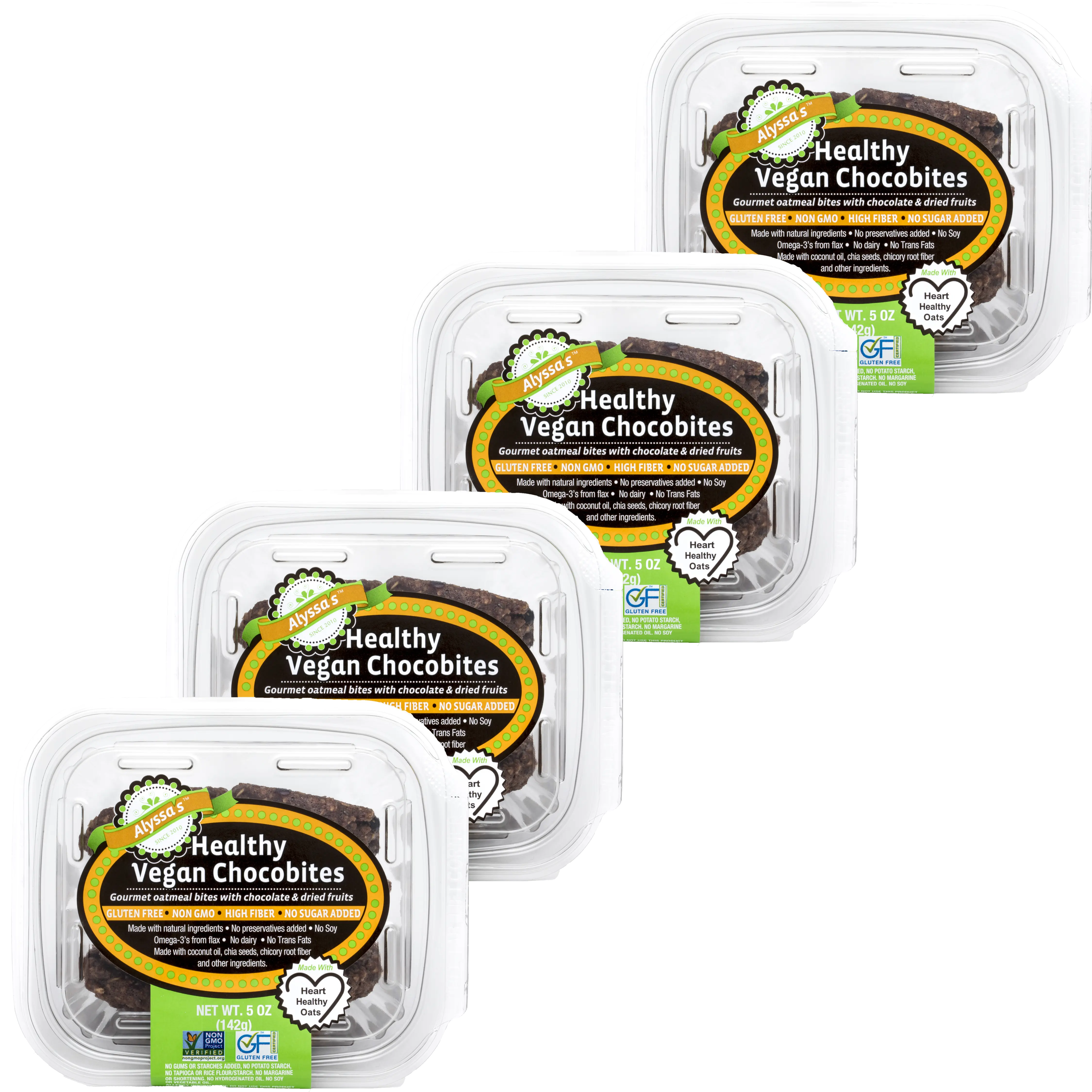 Healthy Vegan Chocobites 4-Pack
