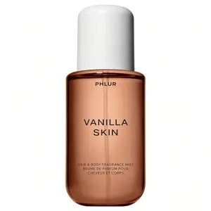 PHLUR Vanilla Skin Hair & Body Mist 8 Fl Oz 240ml for Women, Warm Vanilla Body Spray Infused with Pink Pepper, Cashmere Wood & Sandalwood, Long Lasting Soft Daily Fragrance