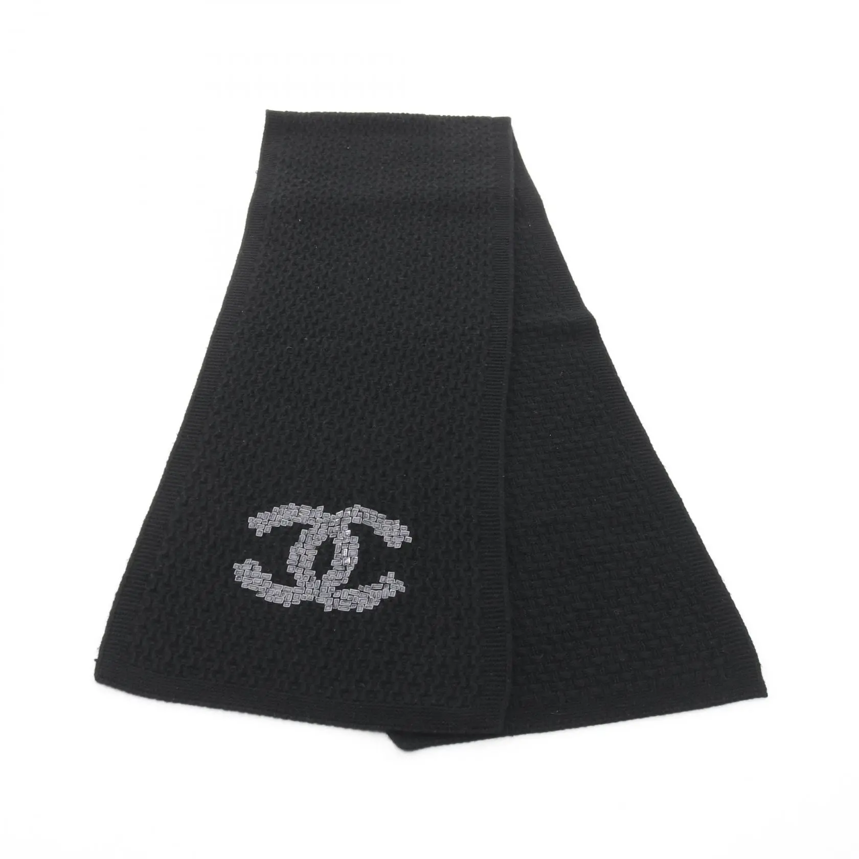 Pre-owned CHANEL Cashmere Small Leather Goods Scarf