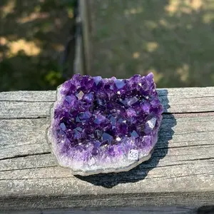 Natural Amethyst Cluster from Uruguay Healing Crystal