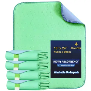 Reusable Waterproof Incontinence Mattress Pad, 34x36 Inches, Washable & Absorbent Protection for Adults, Seniors, Pets