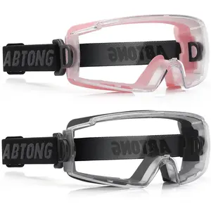 2 Pack Safety Goggles - ANSI Z87.1 Certified Eye Protection With Anti-Fog Lens for Chemistry Lab Work