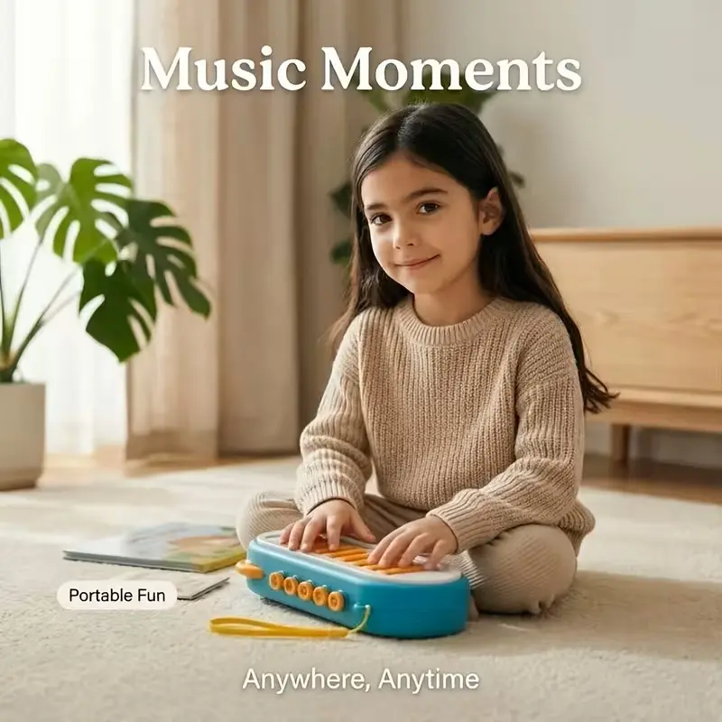 Toddler Portable Electronic Keyboard - Pianos & Keyboards Educational Musical Toy for 4-6 Years, Built-in Speaker, Small Hand-Sized, Supports Children Development, Pitch Training