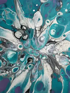 Watch Your Custom Fluid Art Commission Come to Life on TikTok LIVE