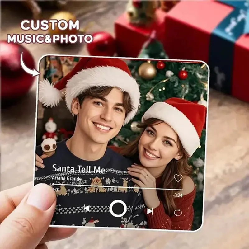 Custom Photo Music Fridge Magnet