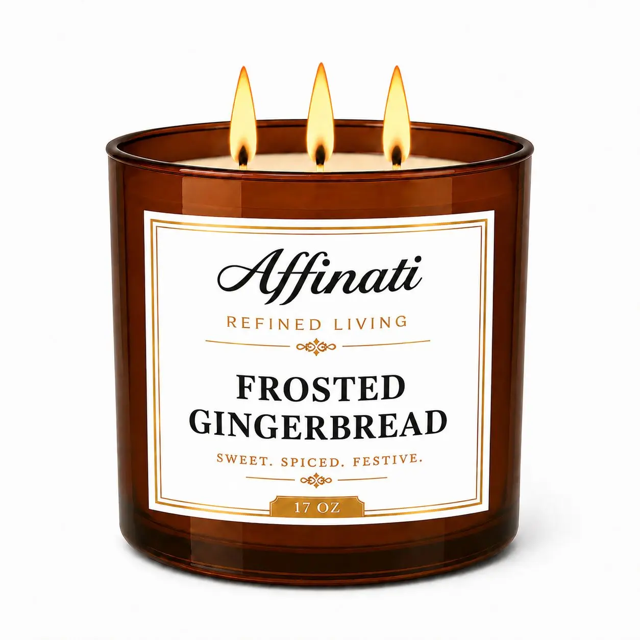 Frosted Gingerbread 3-Wick Candle
