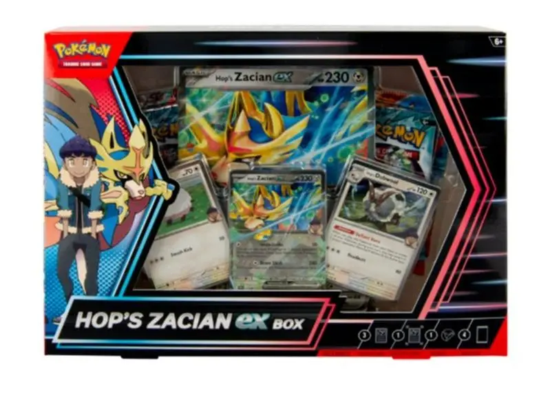 Hop's Zacian ex Box - Pokémon TCG