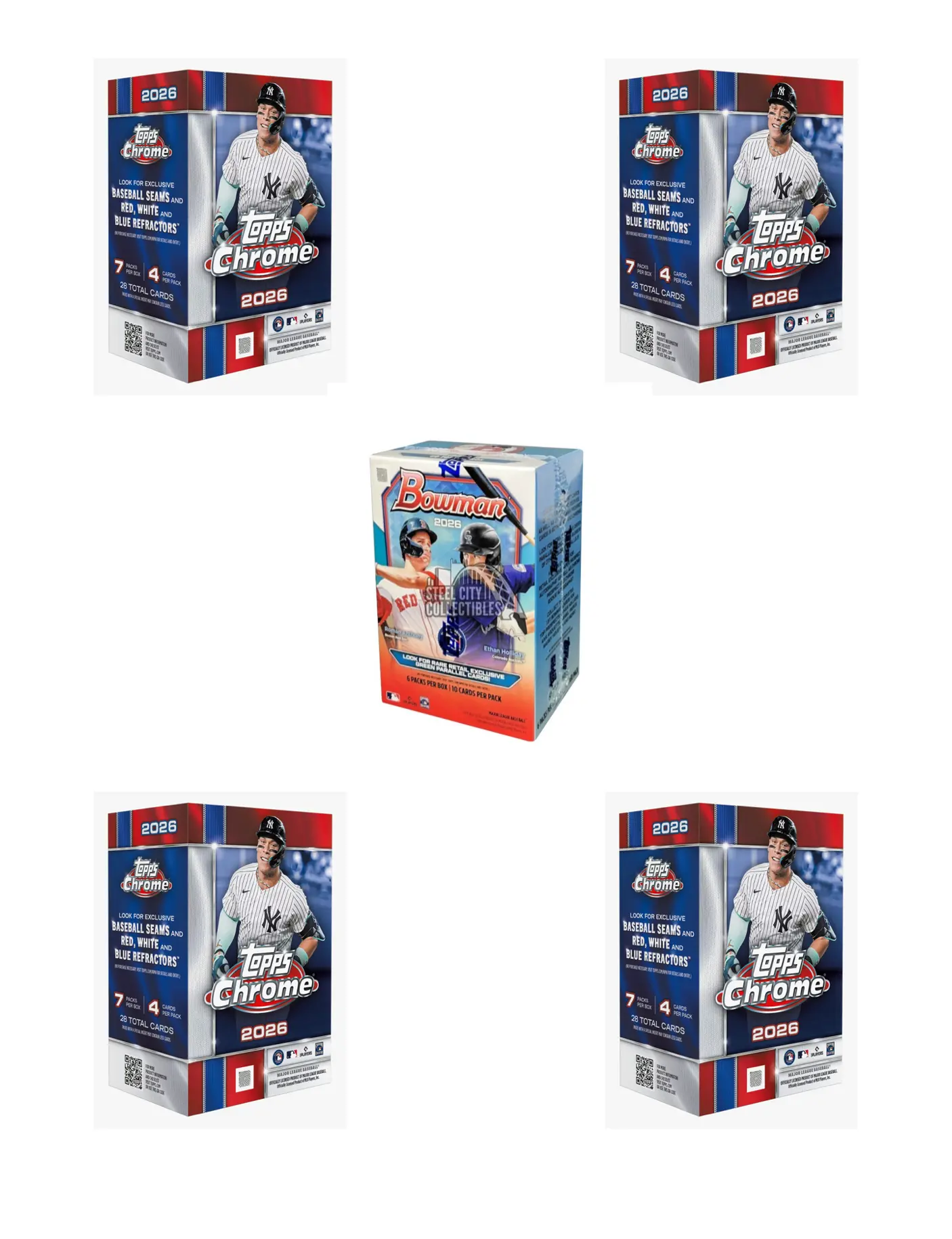 7/24 Price Drop #2 (4:45 PM CST) - '26 Topps Chrome Blaster (x4), '26 Bowman Blaster (x1)