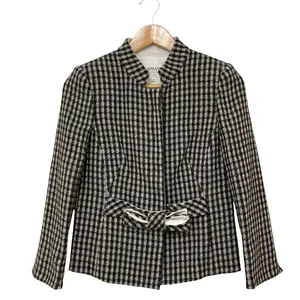 Pre-owned Giorgio Armani Wool Small Leather Goods Armani Collezioni Jacket