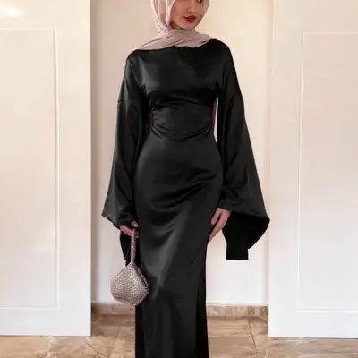 black graduation dress long sleeve Lace Cocktail Party Dresses daily wear TIANEK Semi Formal Dress for