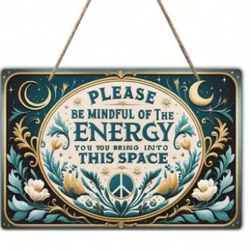 Wooden signboard energy