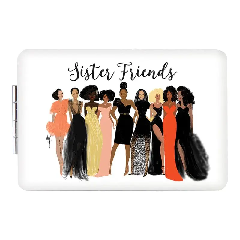 Sister Friends Compact/Pocket Mirror