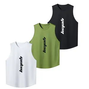 3pcs Sleeveless T-shirts Versatile Casual Sports
