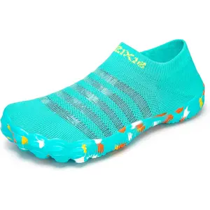 Women's Sporty Water Shoes - Quick-Drying Barefoot Athletic Footwear for Gym, Beach, Water Sport Activities (Diving, Sailing, Fishing, Travel)