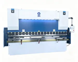200T/4000mm blue-white bending machine is equipped with the TP10s system