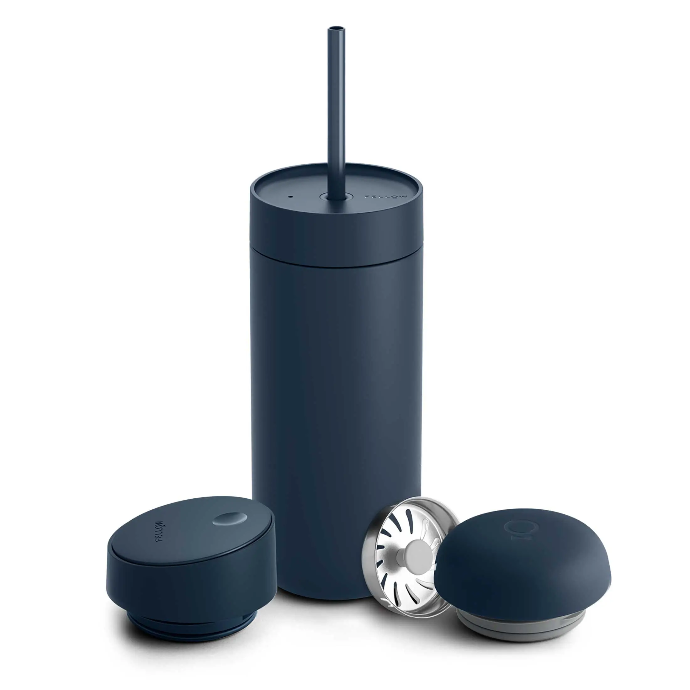 Fellow Carter Travel Mug with 3-in-1 Sip System - Stone Blue