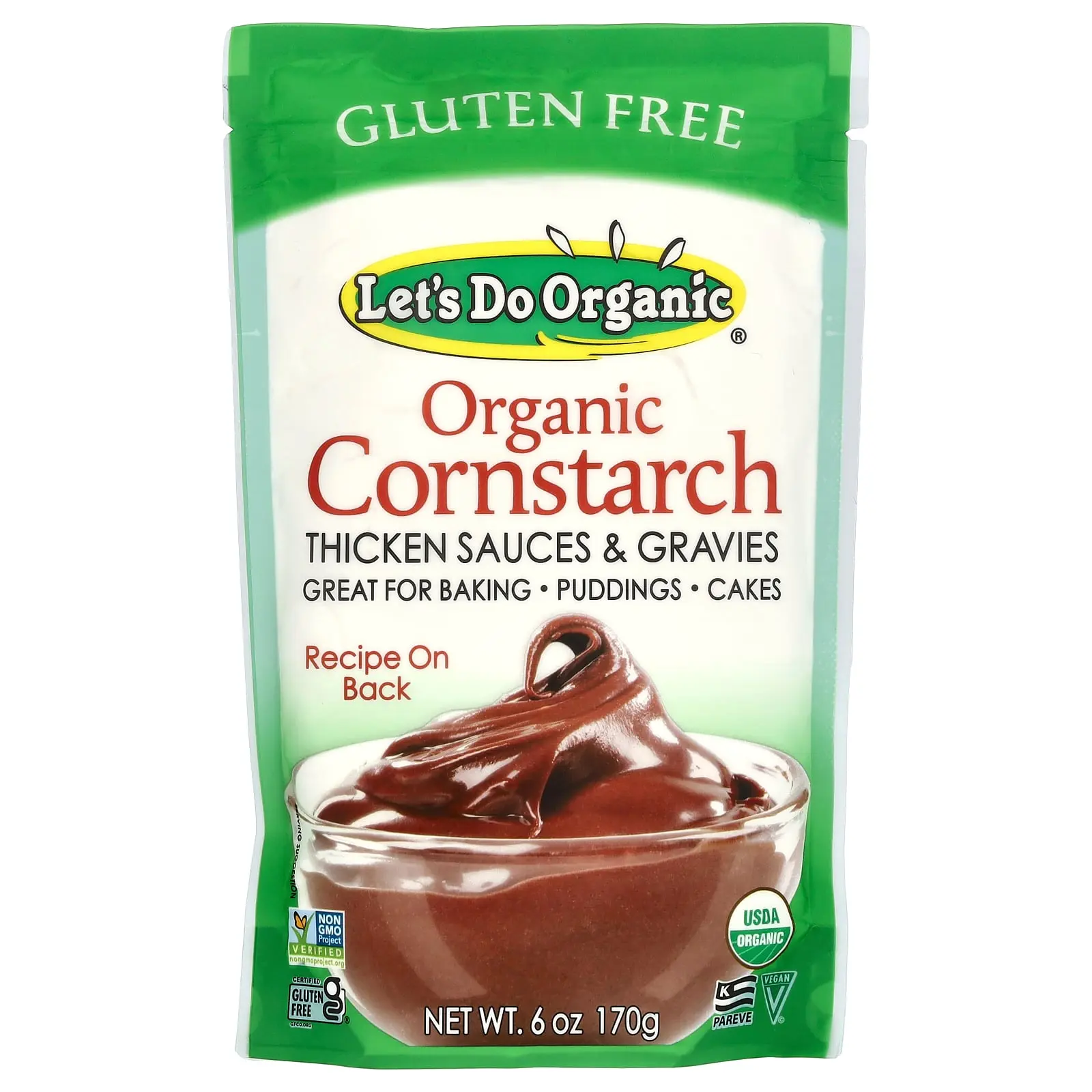 Let's Do Organic, Organic Cornstarch, Gluten Free, 6 oz (170 g) Let's Do Organic, Organic Cornstarch, Gluten Free, 6 oz (170 g)