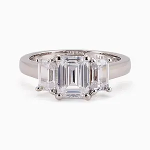 Radiance by Absolute™ 3-Stone CZ Ring
