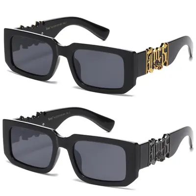 Locs Sunglass with Gold TikTok Shop - Main Image