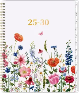 2026-2030 Monthly Planner - 5 Year Planner/Calendar, 2026-2030 Monthly Calendar Planners Spiral Bound, Jan. 2026 - Dec. 2030, 9" x 11", -Wire Binding + Tabs + Pocket -