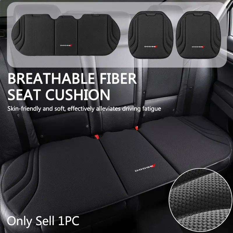Universal Car Seat Cushion, Automotive Interior Cushion, Front Rear Breathable Anti-Slip Cover Auto Seat Protection Mat Pad For Dodge Durango Ram 1500 Charger Challenger Accessories Car Seat Cushions