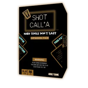 Shot Call'a - Hard Times Don't Last - Expansion Pack - 40 Cards Including Experience, Action, Misery, Capping Cards - 18+ Recommended