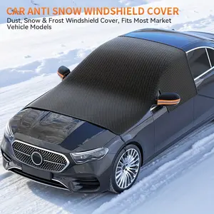 Car Windshield Snow Cover, Magnetic Fixing, Anti-Wind, Easy Installation and Storage, Winter Car Protector, Frost and Ice Protection