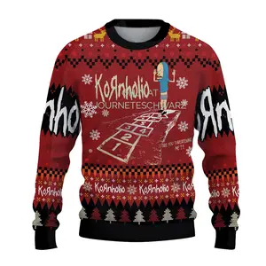 Kornholi0 Are You Threatening Me Ugly Christmas Sweater, Nu-Mental Band Xmas Gift