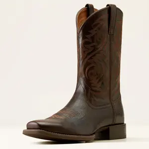 Ariat Mens Sport Herdsman Cowboy Boot - Burnished Chocolate 10050990