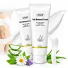 VGO Painless Hair Removal Cream for Women & Men, Hair removal cream for body, back & legs, All Skin Types, 4.06oz w/Spatula -A