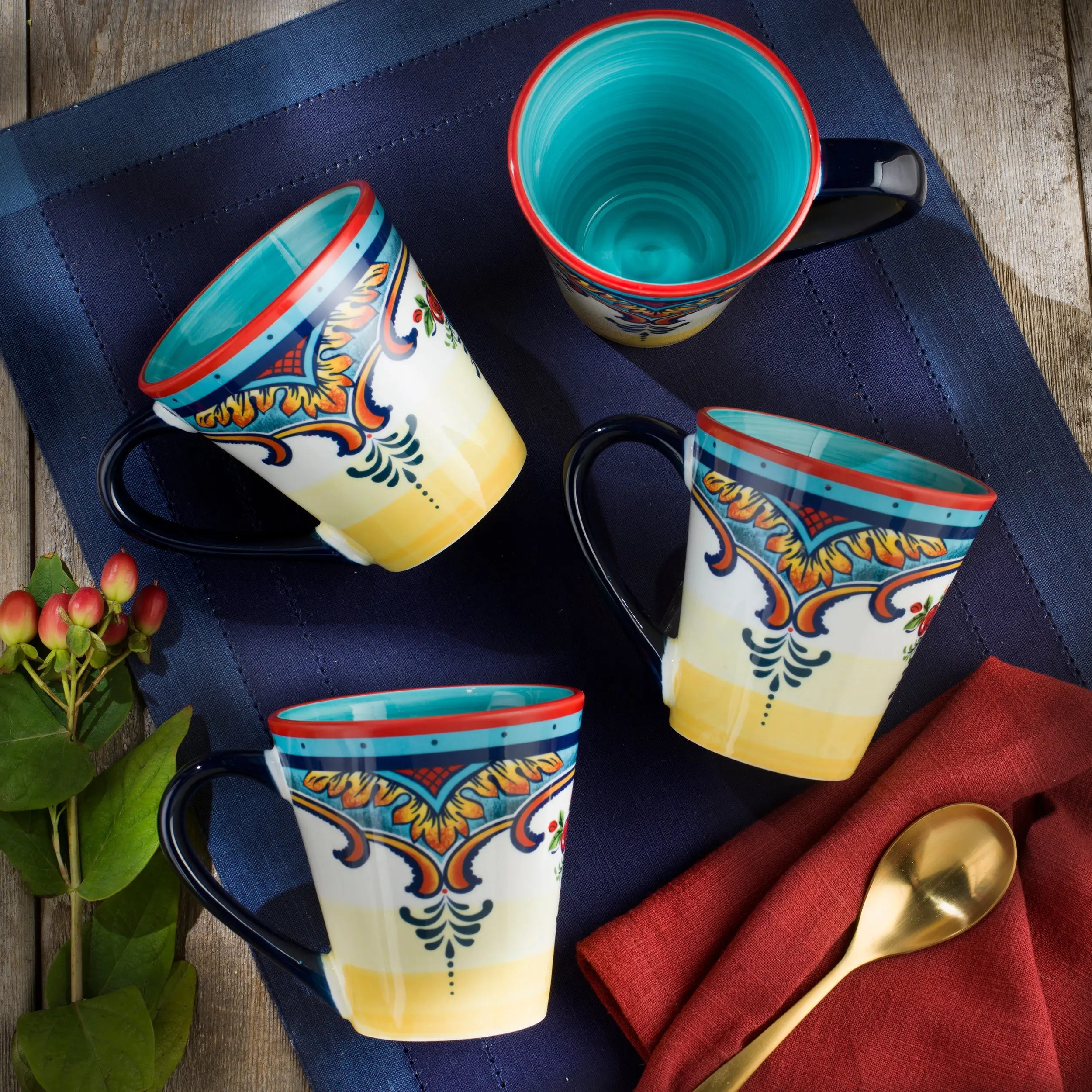 Zanzibar Stoneware Mugs