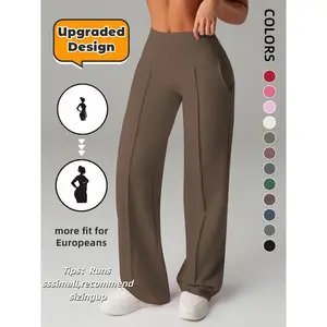 Women's Seamless High-Waisted Yoga Pants, Butt-Lifting Tummy-Control Workout Pants, Suitable for Work, Commuting and Fitness