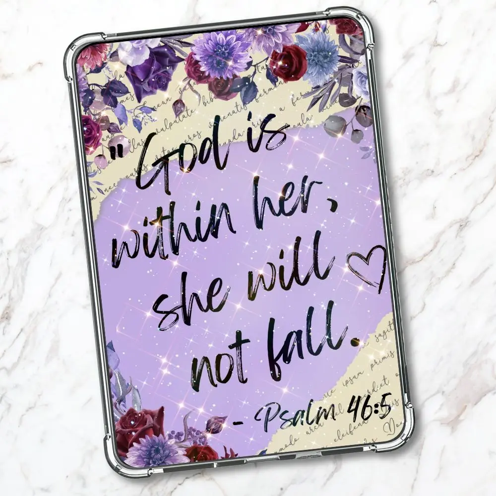 Christian Faith Inspired Cardstock Clear Case Insert for Kindle - Biblical Book Lover Gift