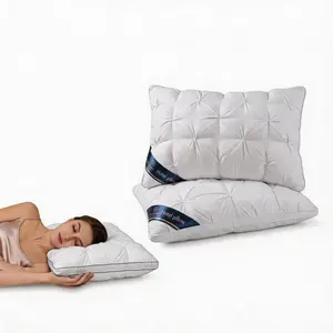 2pcs Hotel Collection Deep Sleep Pillow - Neck Support Non-Collapse Design Hypoallergenic for Side Supine Prone Sleepers pillows,Deals For You