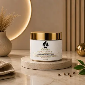 Herbal Butter Hair Growth Pomade – Haircare Moisturizer for Scalp Nourishment, Sealing, Moisture, Protection, Length Retention & Longer Hair Support