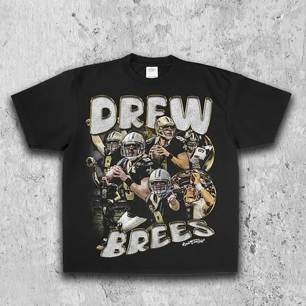Drew Brees Tee SHIRT, GIFT FOR FANS, FOOTBALL SHIRT