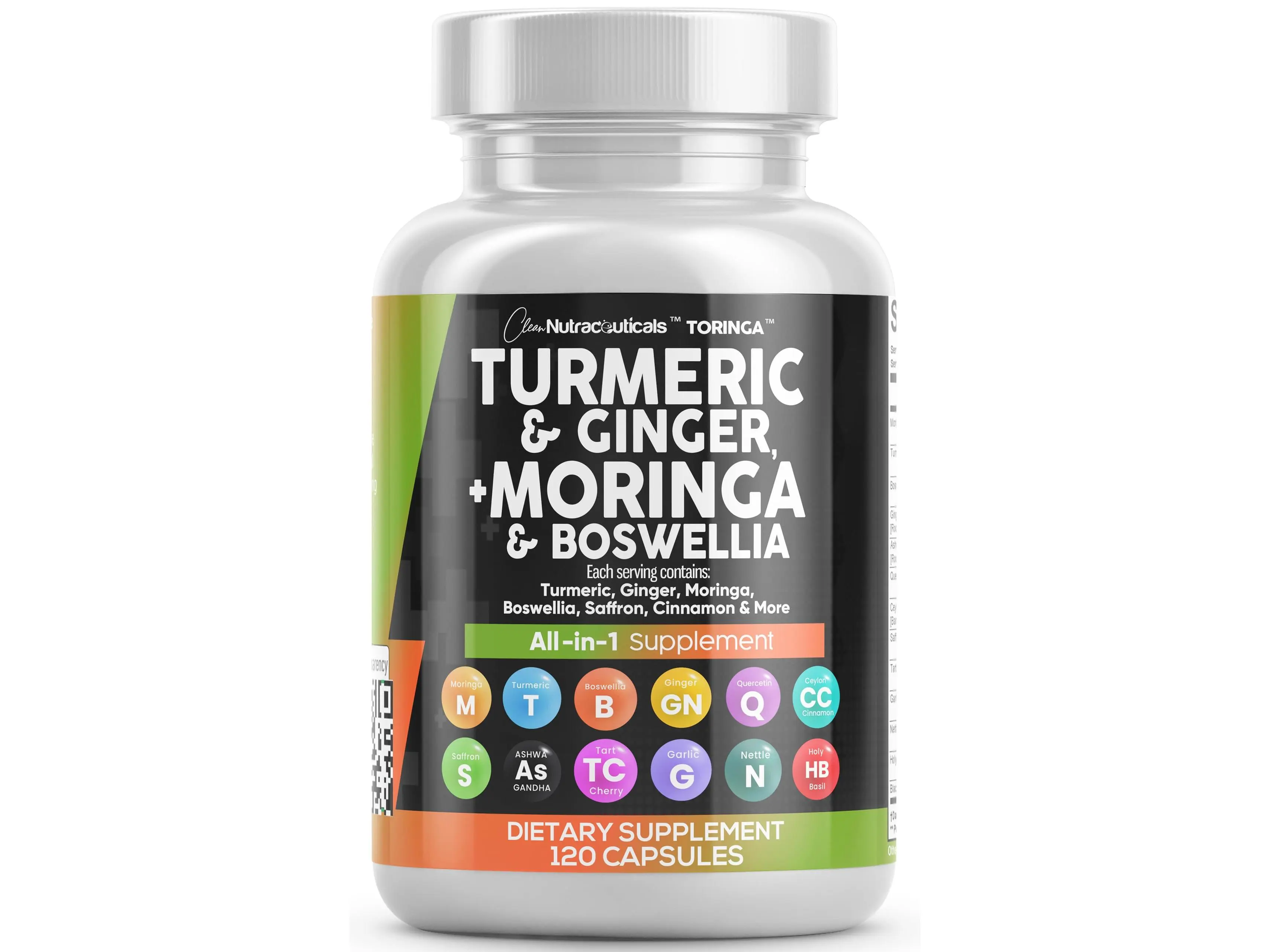Clean Nutraceuticals Turmeric, Ginger, Moringa, Boswellia, Saffron & More for Women & Men Joint Support Supplement Capsules – Toringa Clean Nutraceuticals Turmeric, Ginger, Moringa, Boswellia, Saffron & More for Women & Men Joint Support Supplement Capsules – Toringa