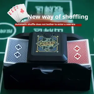 Portable Automatic Card Shuffler Machine, One-Button Start, Ideal for Various Games, Party Game Cards, Perfect Christmas Gift for Family Game Nights & Parties