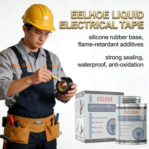 Flame-retardant liquid insulating tape, waterproof alternative to heat-shrinkable electrical tape, liquid tape insulation