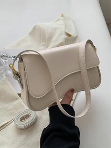 solid irregular flip shoulder bag for women, crossbody purses 2025, summer fall back to school pu leather designer crossbody bag for shopping, party, versatile compact textured commuter bag as gift, girlfriend gifts