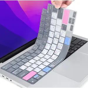 MacBook Air M4 Keyboard Cover Shortcuts for 2025-2022 MacBook Air 13.6 inch with  M4 M3 M2 Chip Model A3240 A3113 A2681  OS Shortcut Hot  Keyboard Protector