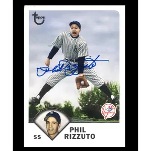 2003 Topps Phil Rizzuto Autograph Signature New York Yankees (Brandon Steiner LOA)
