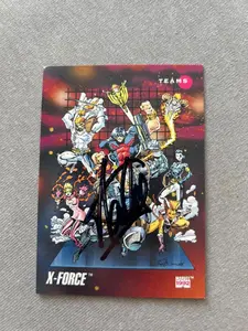 Stan Lee Signed Autographed X-Force Marvel Card w/COA