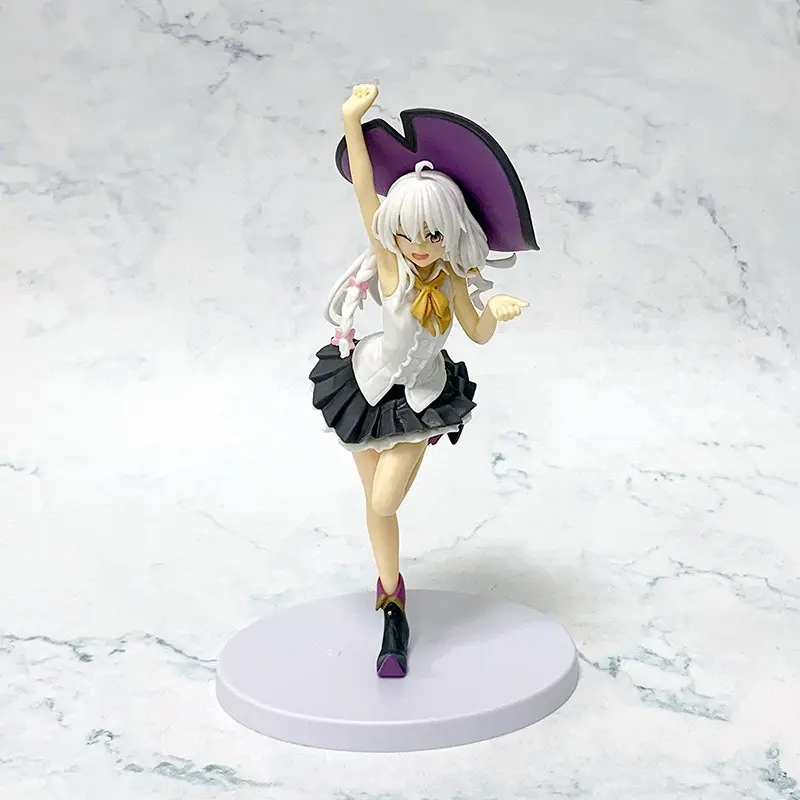 Hooded Elaina Figure – Standing Anime-Style Girl Model/Ornament/Toy