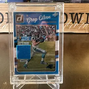 Greg Olsen - 2022 Jersey Fusion Game Worn Patch Card #GO17