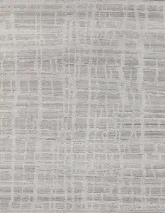 944 - Modern Indian Wool Rug With A Moroccan Design.