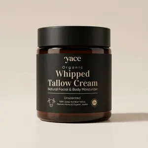 YACE Whipped Tallow Cream - Nourishing Moisturizer Face & Body (Unscented)