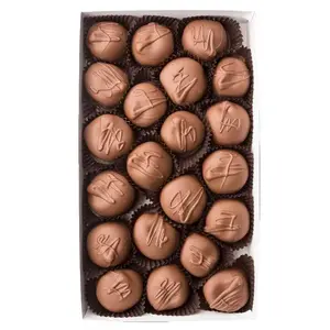 Chocolate Covered Penoche Pecan Fudge Crème