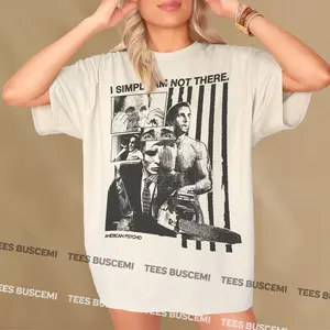 American Psycho Graphic T-Shirt, Christian Bale Horror Movie Memorabilia, Grunge Bootleg Movie Streetwear of American Psycho Film